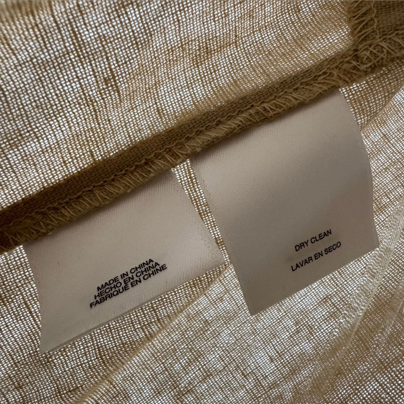 Anne Klein Linen Blend Knee Length Dress