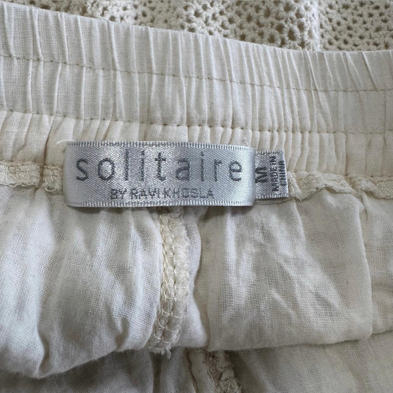 Solitaire Crochet Casual Shorts