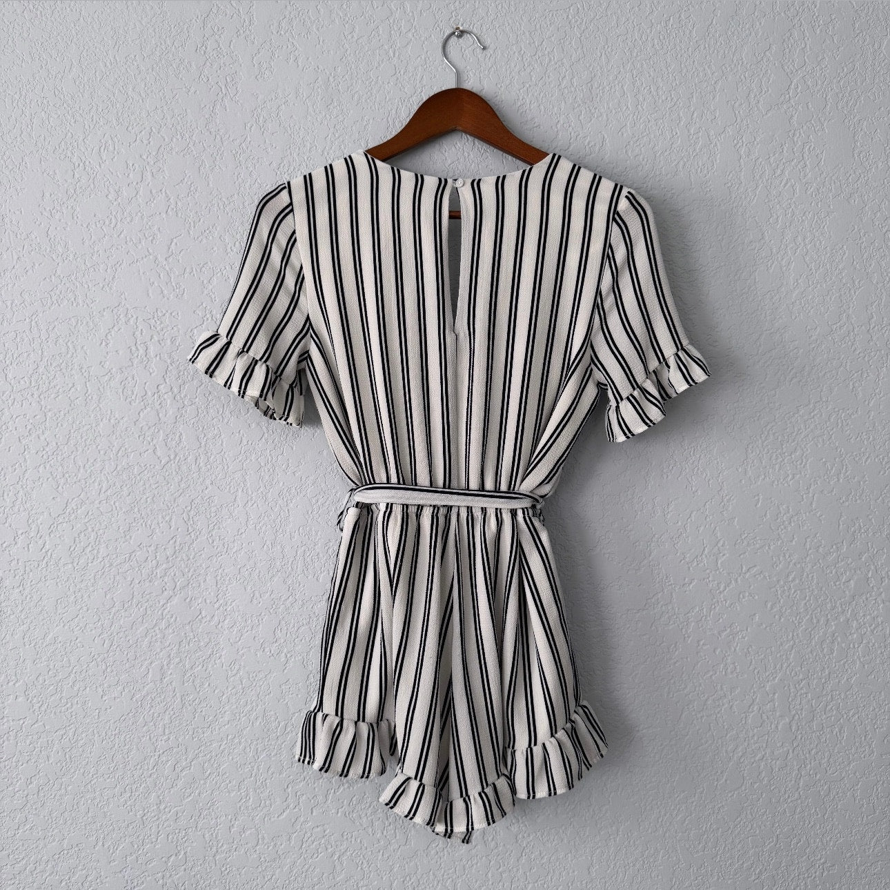 One Clothing Striped Shorts Romper