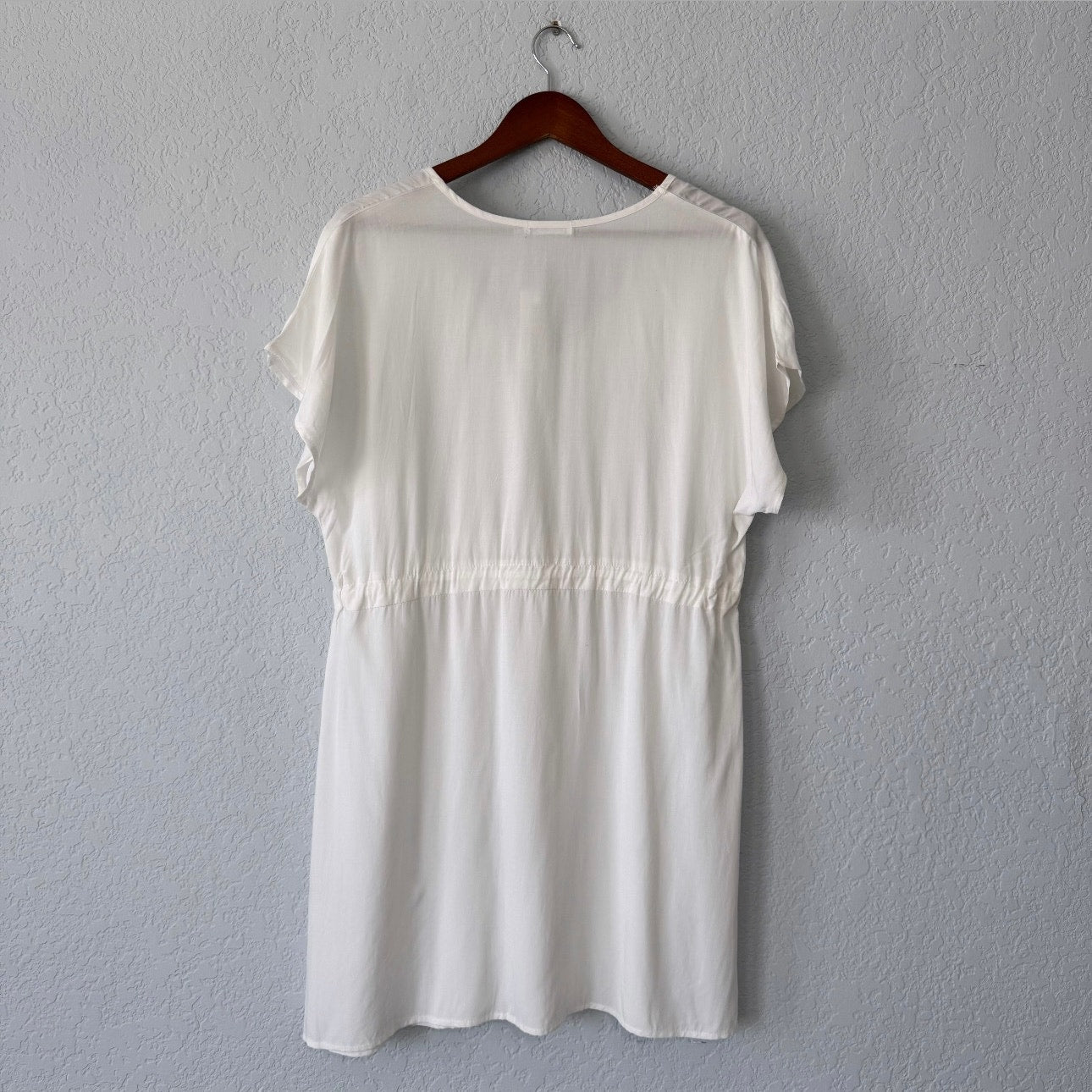 Ekouer Short Sleeve Swim Coverup Dress