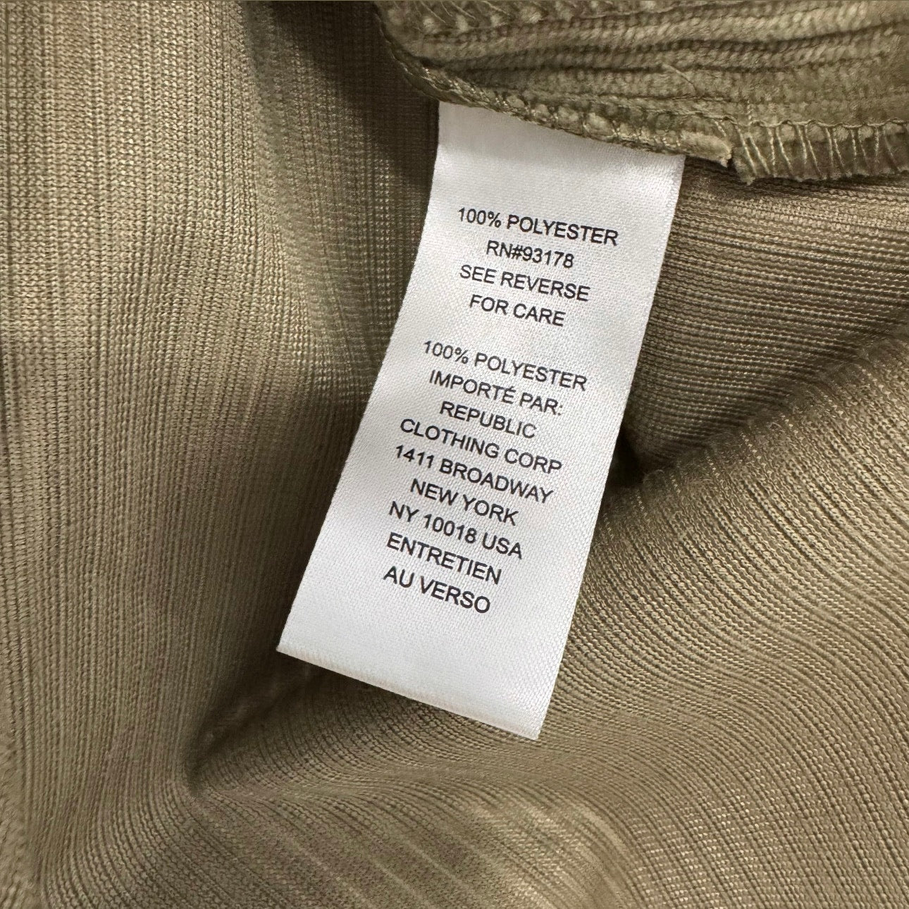 workshop Corduroy Long Sleeve Button Up Jacket