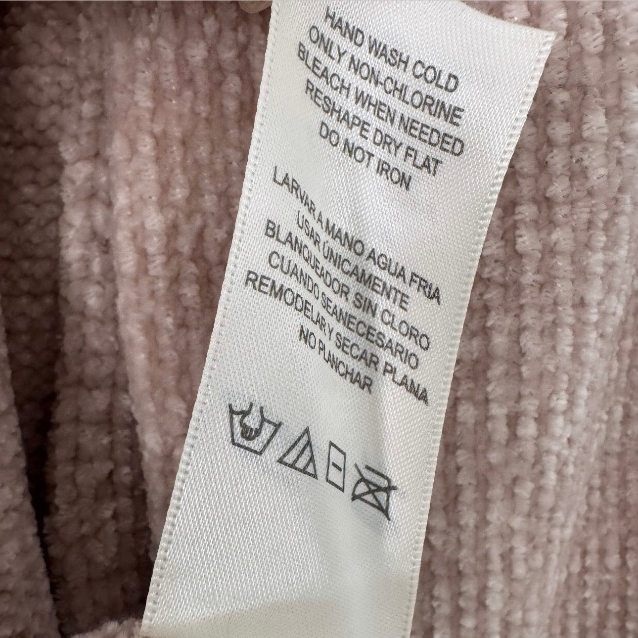 Seven7 Blush Soft Velvet Long Sleeve Cardigan