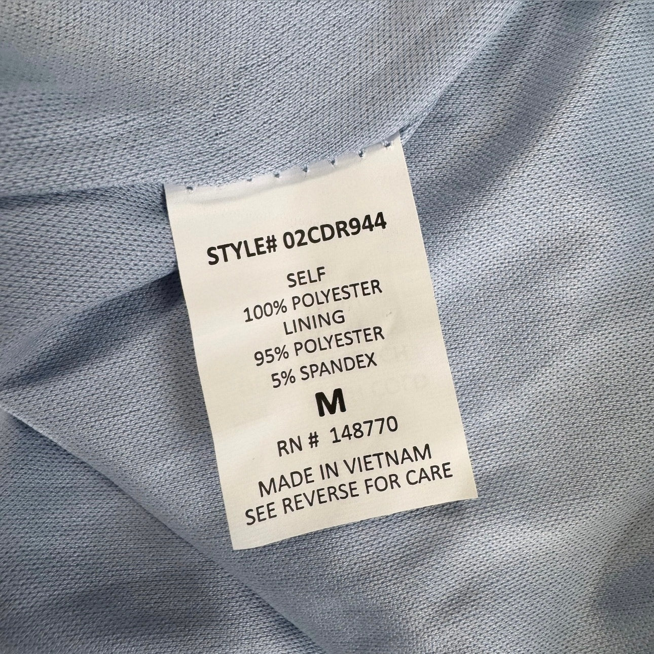 Sienna Sky Blue with Floral Print Mini Button Up Dress Size Medium