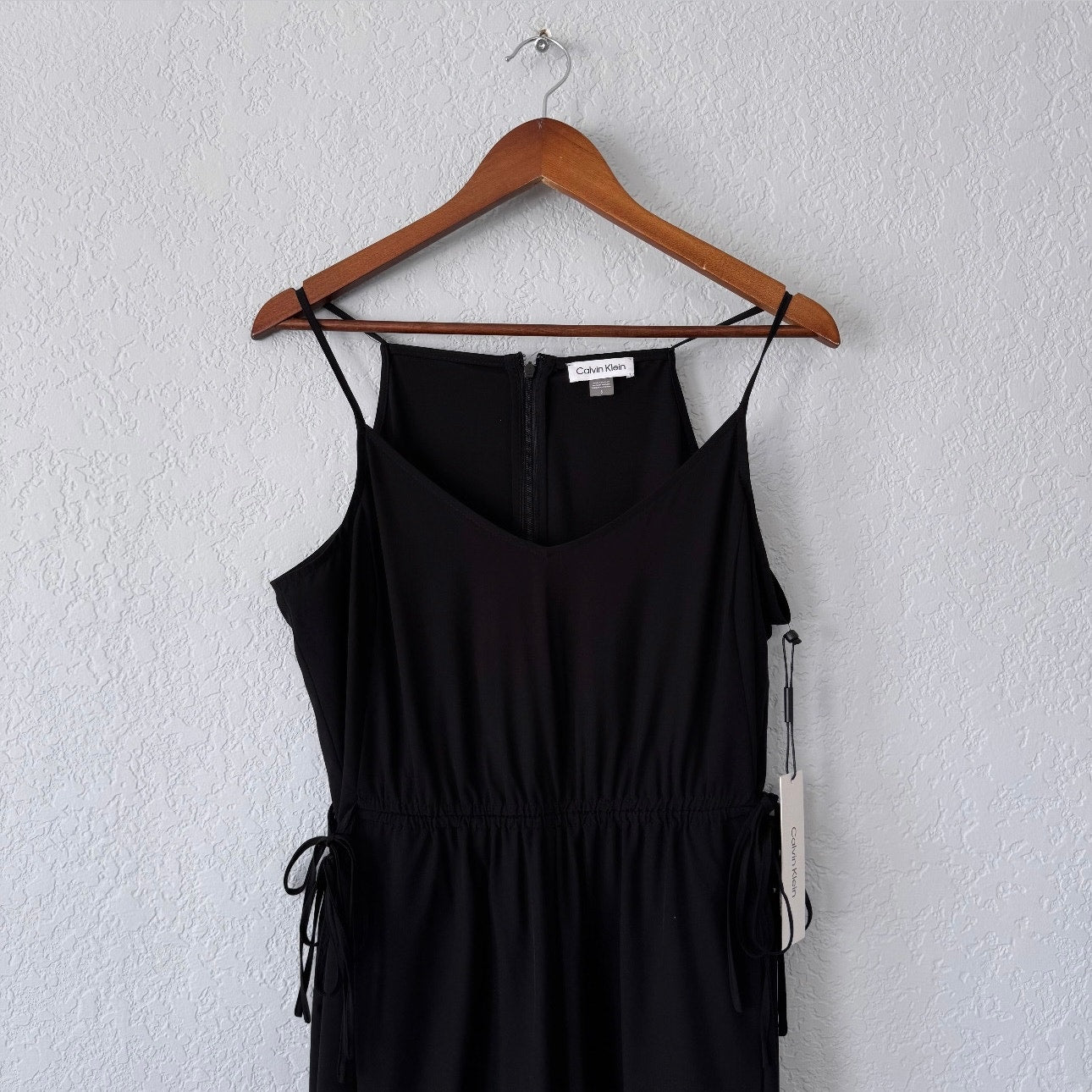 Calvin Klein Black Sleeveless Pant Length Jumpsuit Size 8