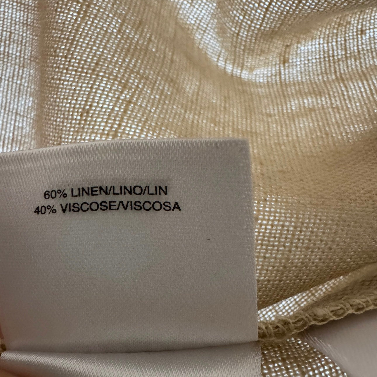 Anne Klein Linen Blend Knee Length Dress