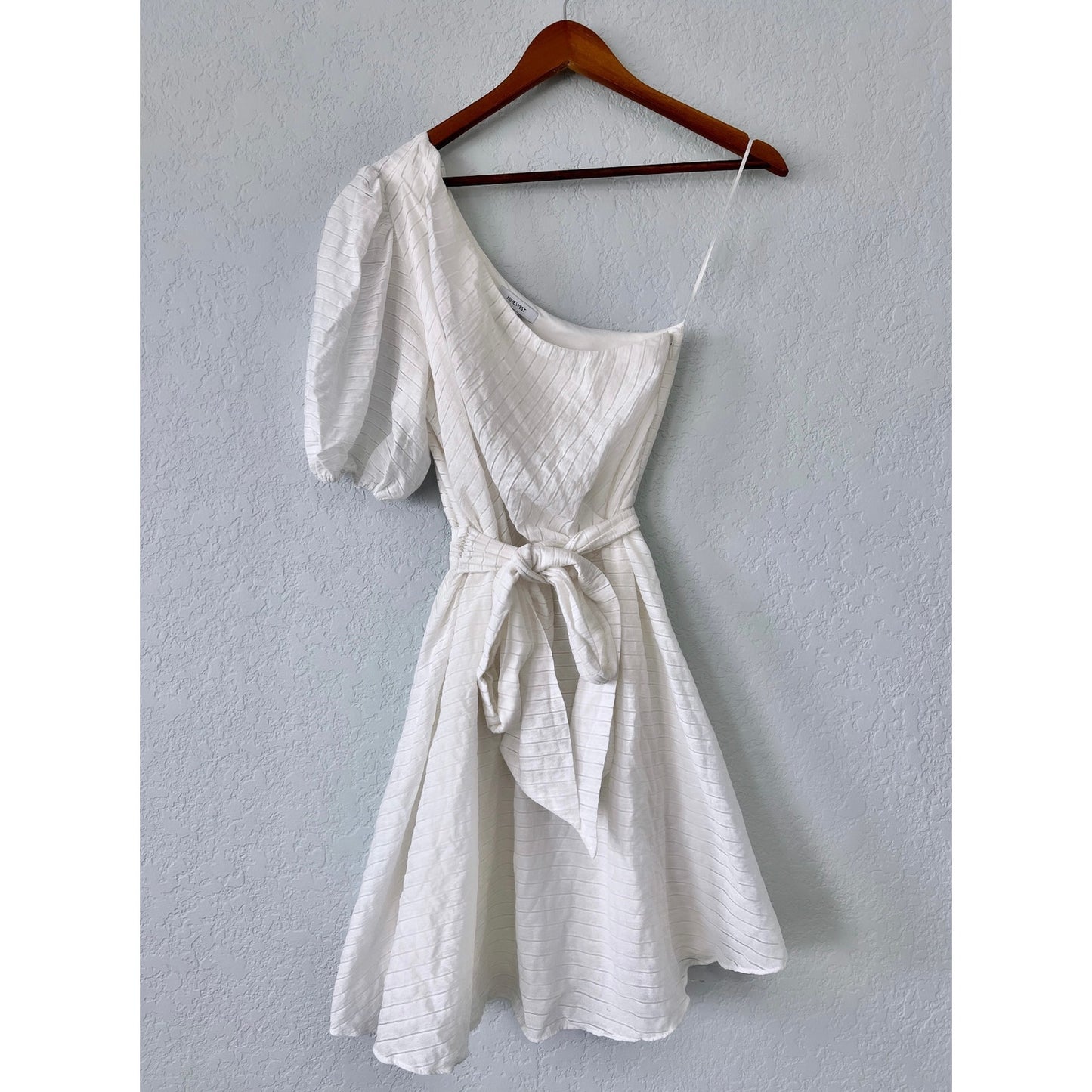 Nine West One Shoulder Fit and Flare Dress