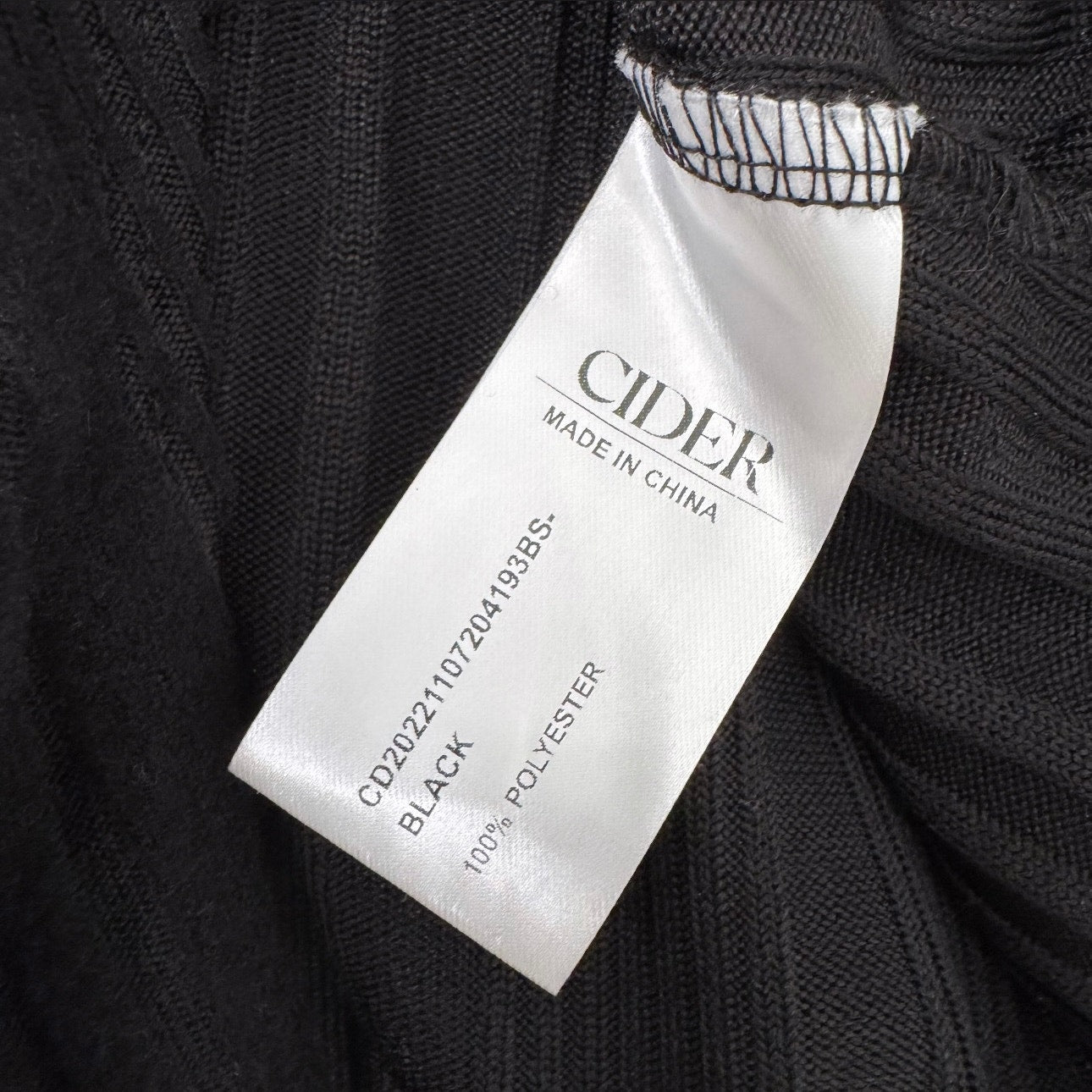 Cider Cutout Ribbed Knit Long Sleeve Bodysuit