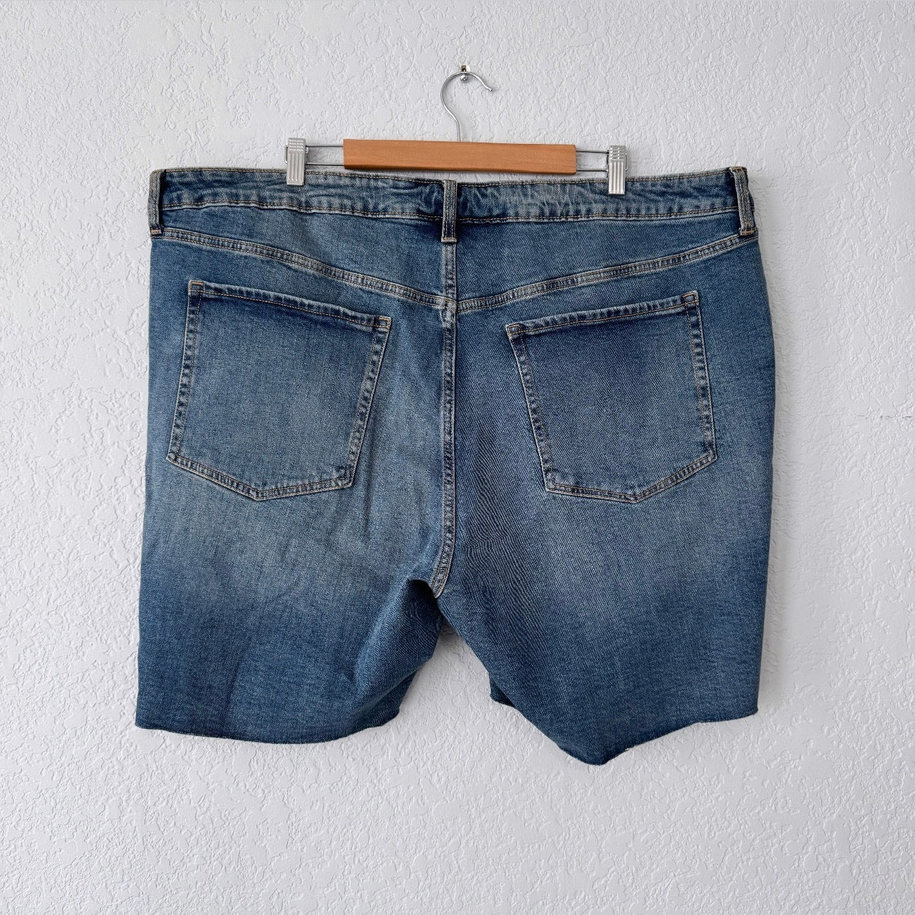 Old Navy Dark Wash High-Rise O.G. Straight Shorts