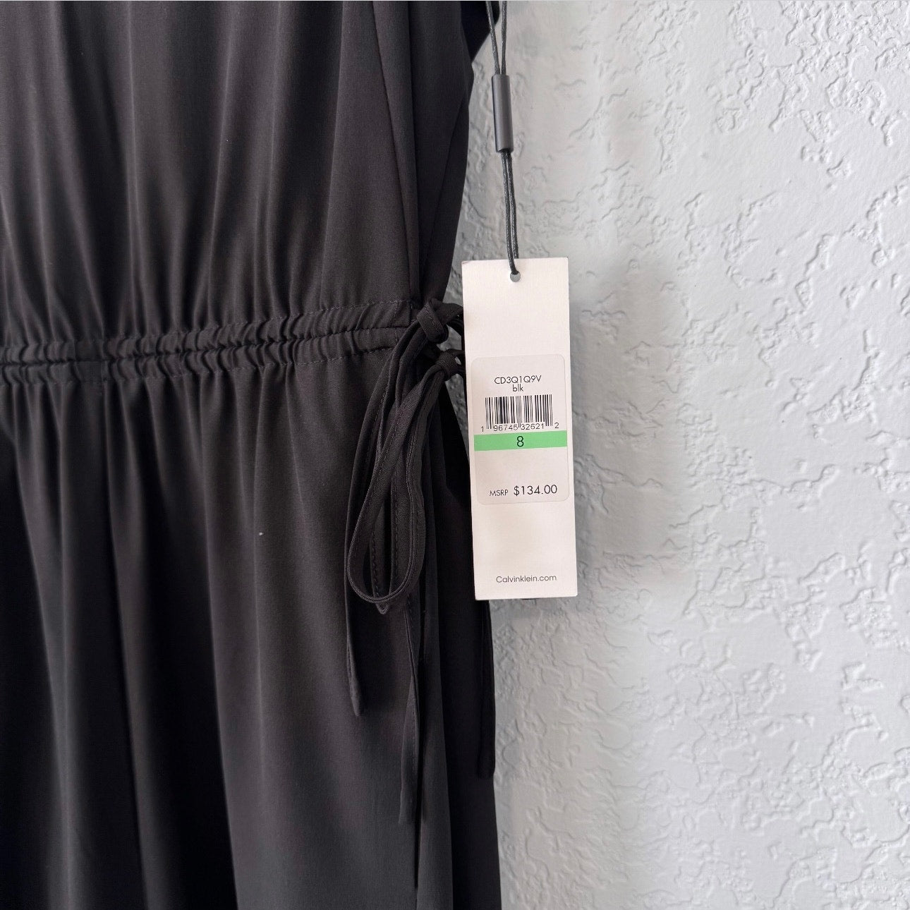 Calvin Klein Black Sleeveless Pant Length Jumpsuit Size 8
