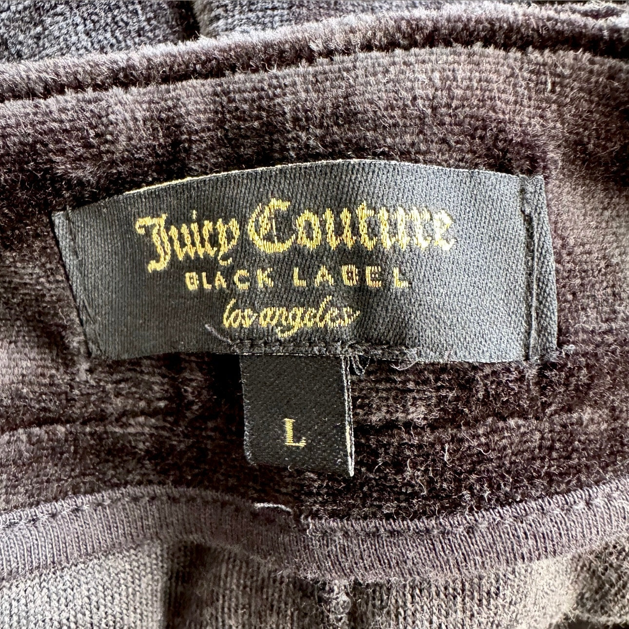 Juicy Couture Cropped Velour Pant