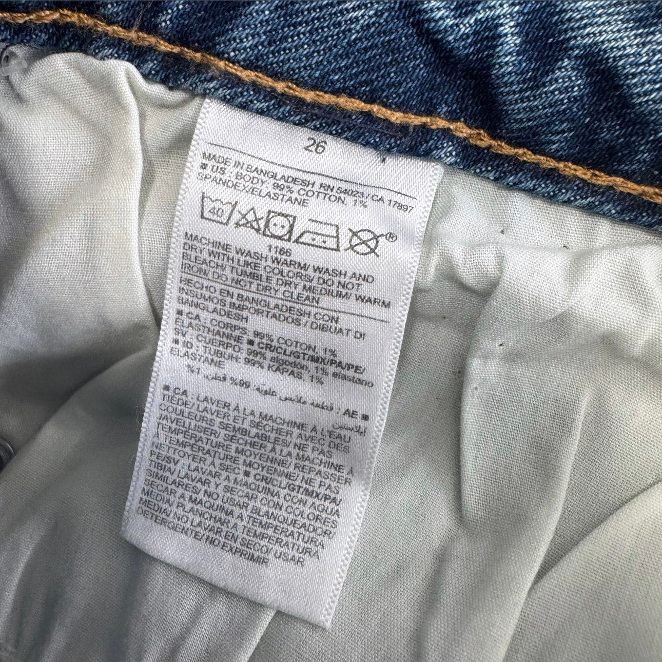 Old Navy Dark Wash High-Rise O.G. Straight Shorts