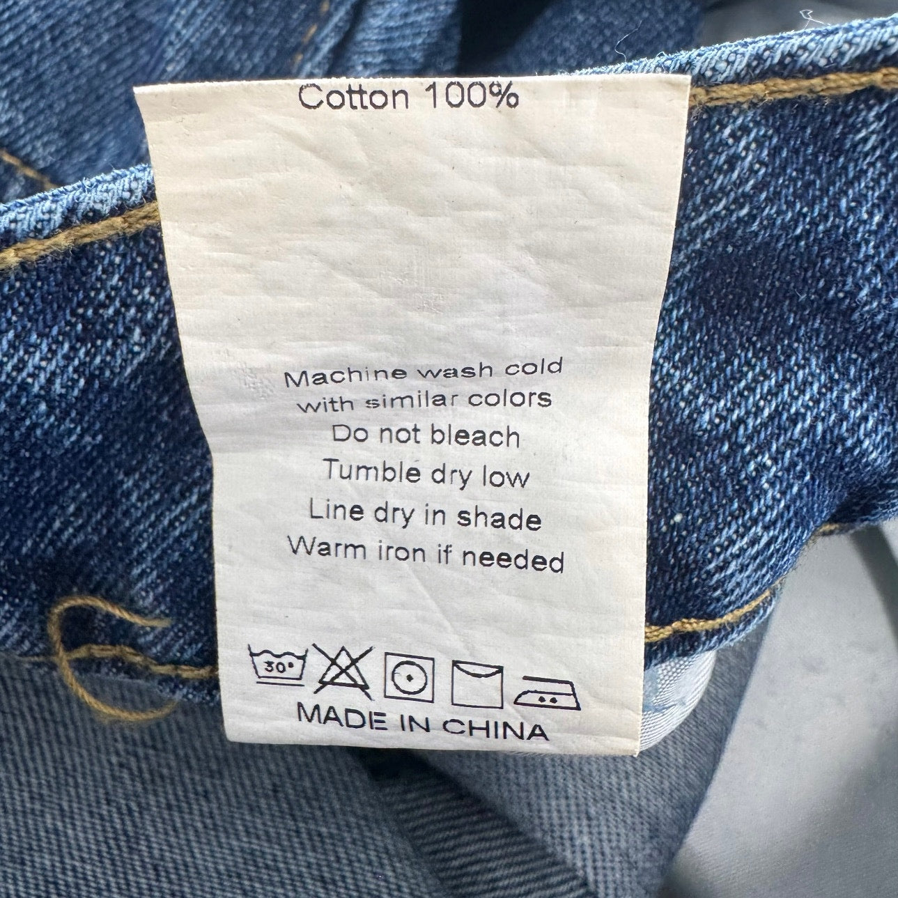 Unbranded Dark Wash Denim Maxi Skirt w/ Front Slit