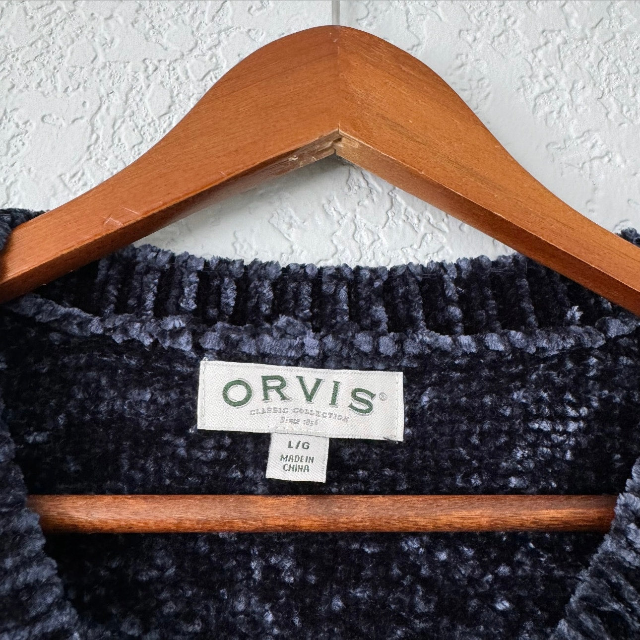 ORVIS Crew Neck Chenille Sweater