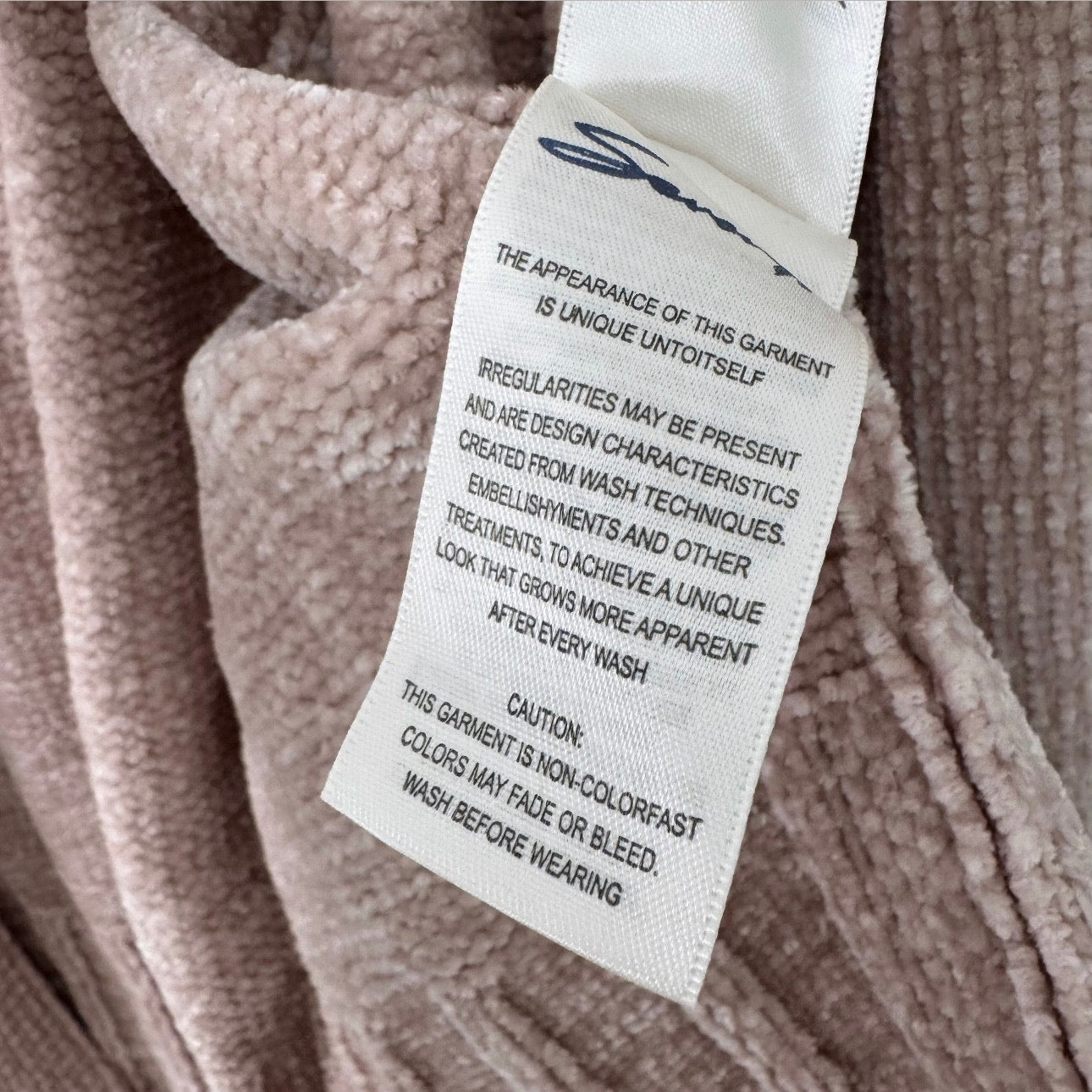 Seven7 Blush Soft Velvet Long Sleeve Cardigan