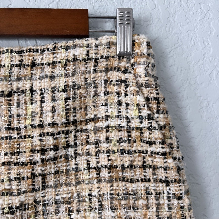 Loft Tweed Mini Skirt