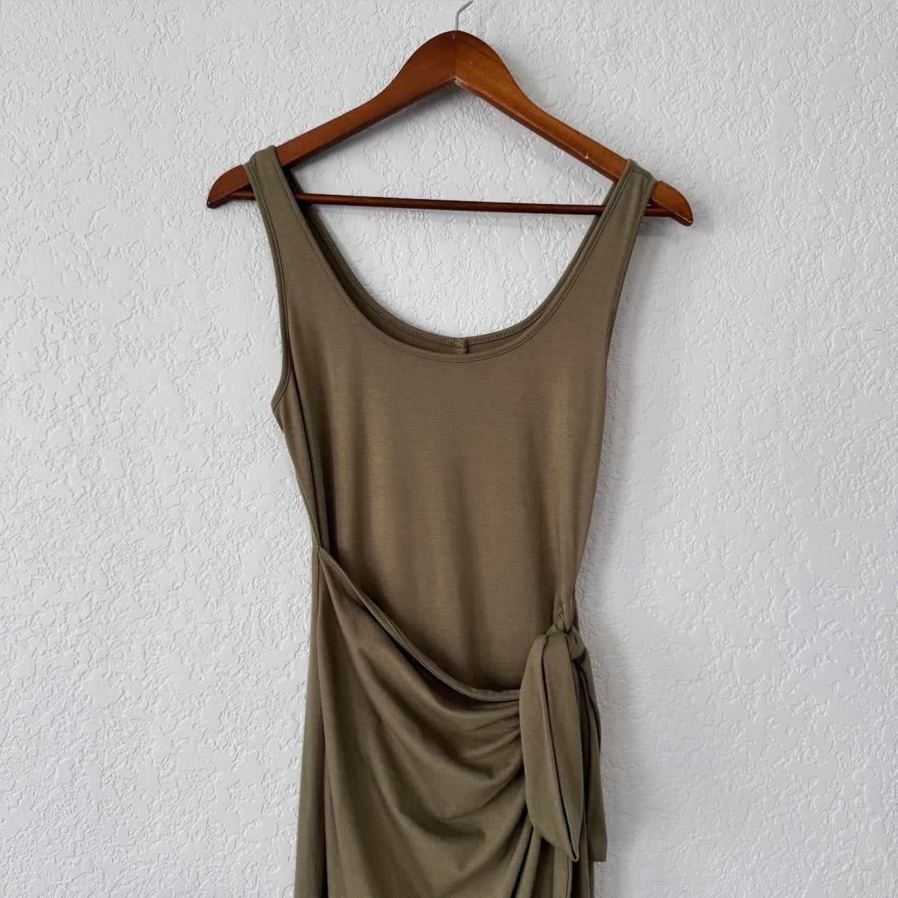 Unbranded Midi Faux Wrap Tank Dress