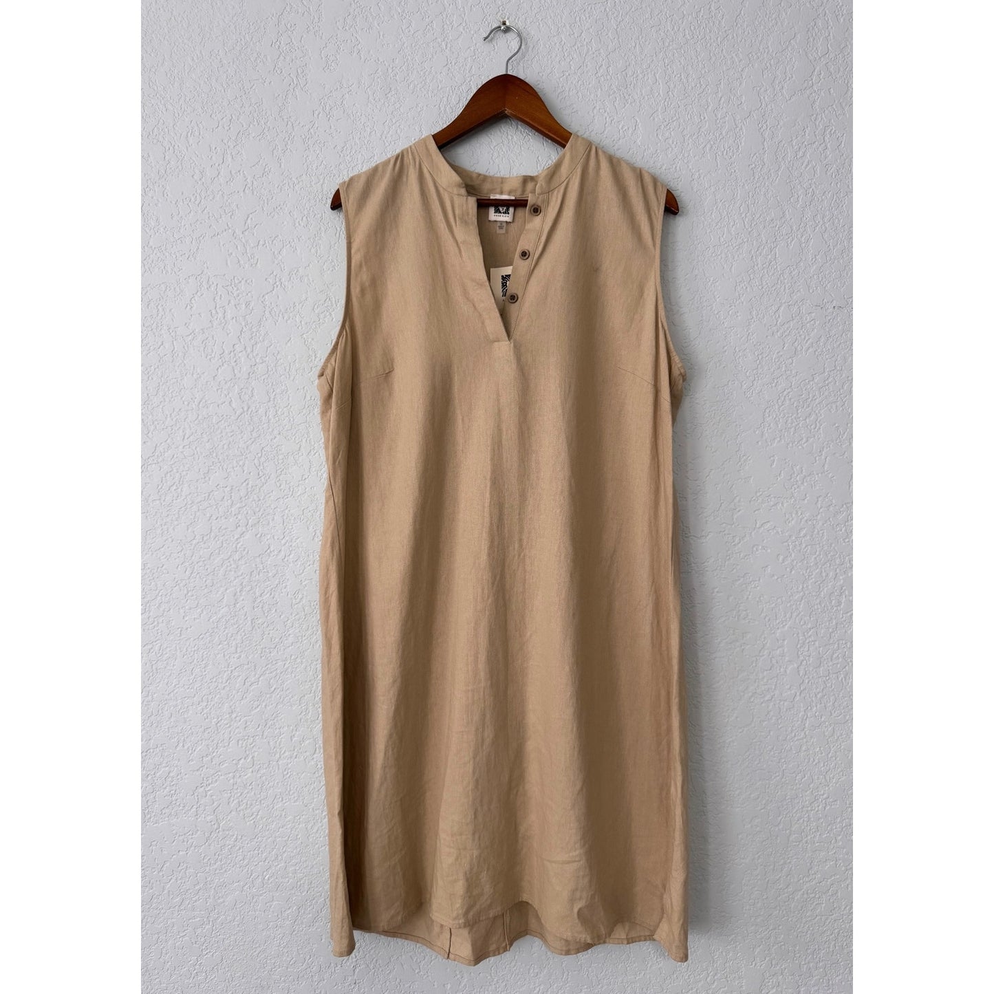 Anne Klein Linen Blend Knee Length Dress