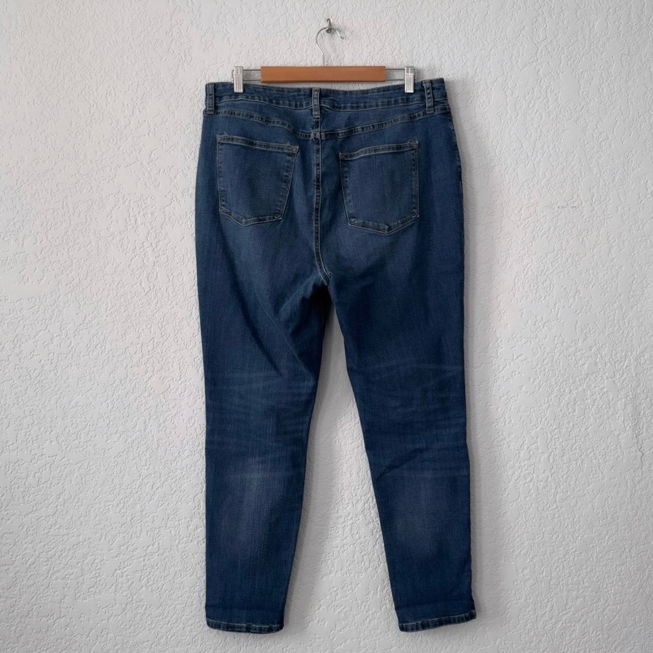 sonoma dark wash blue denim curvy skinny jeans