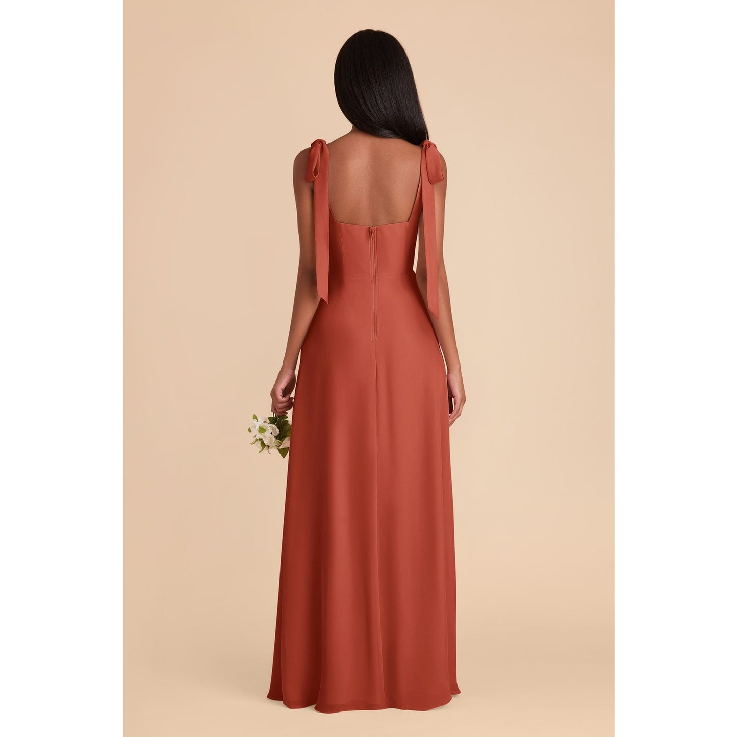 birdy grey auburn alex chiffon floor length dress