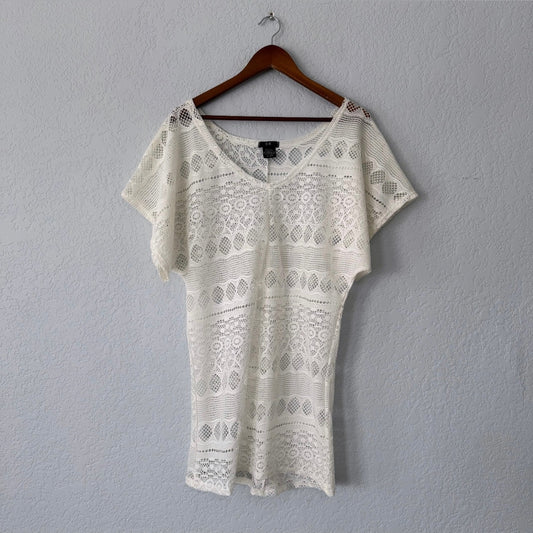 SR Short Sleeve Swim Cover Up