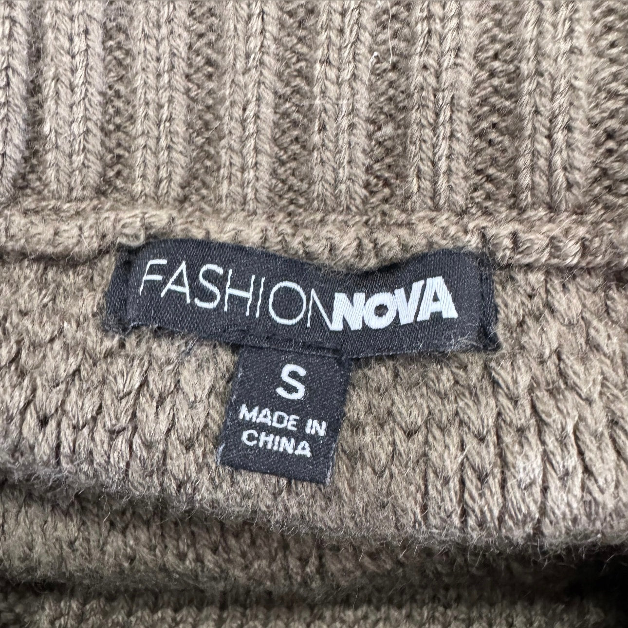 Fashion Nova Knit Skirt Bodycon Midi Length Skirt