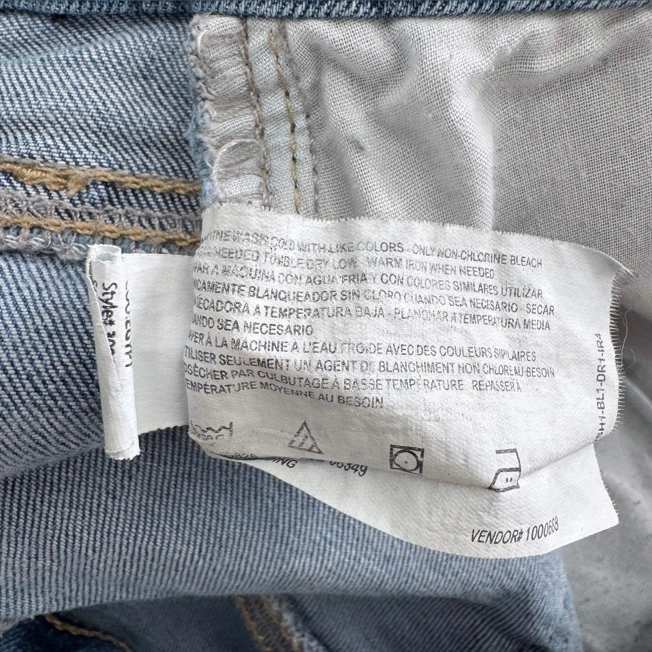 gloria vanderbilt dark wash denim rail straight slimming jeans