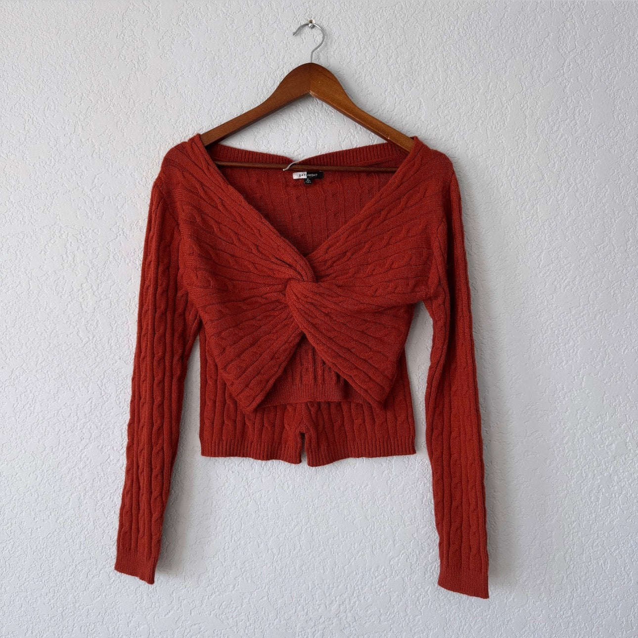 day & night top and shorts knitted two piece set