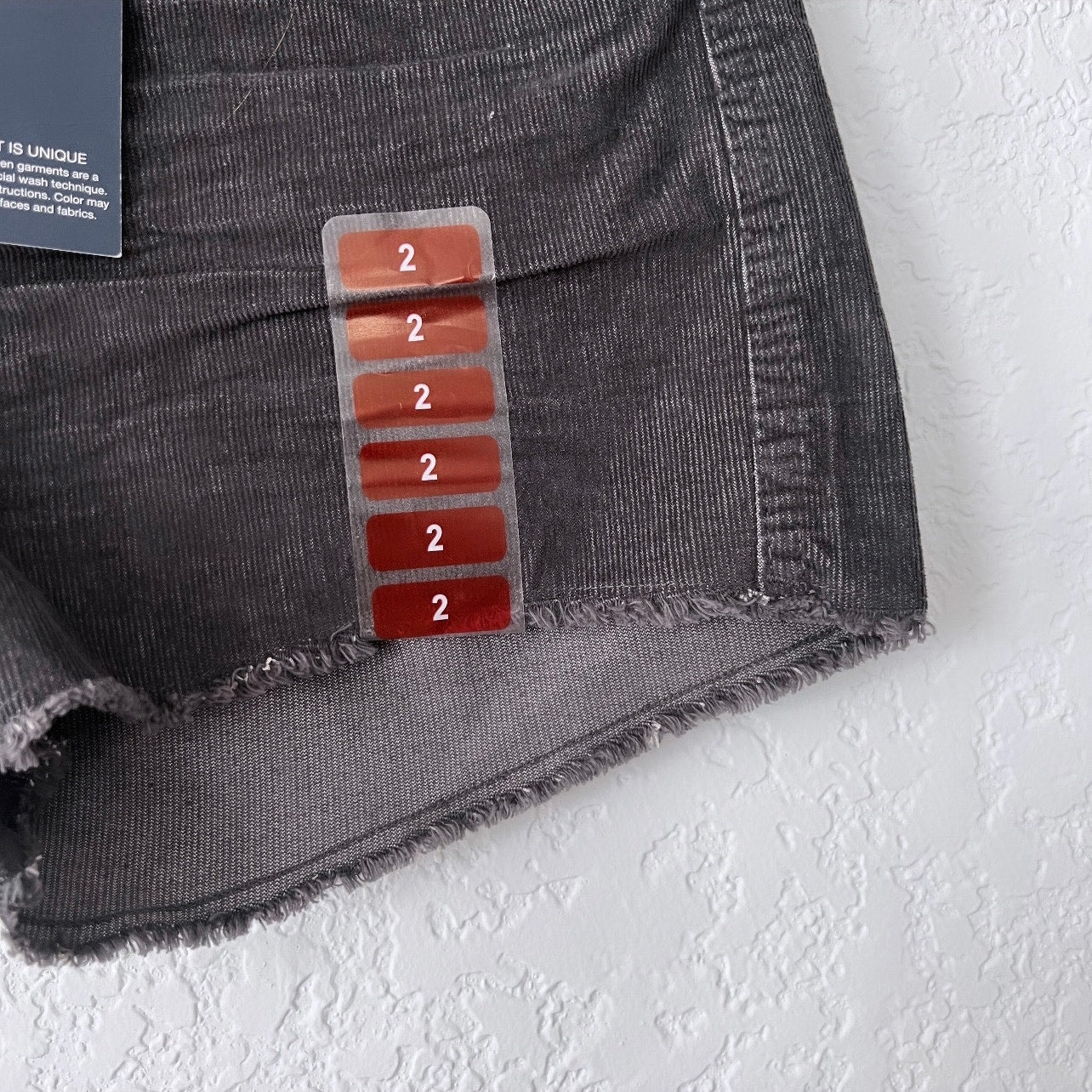 GAP raw hem corduroy shorts