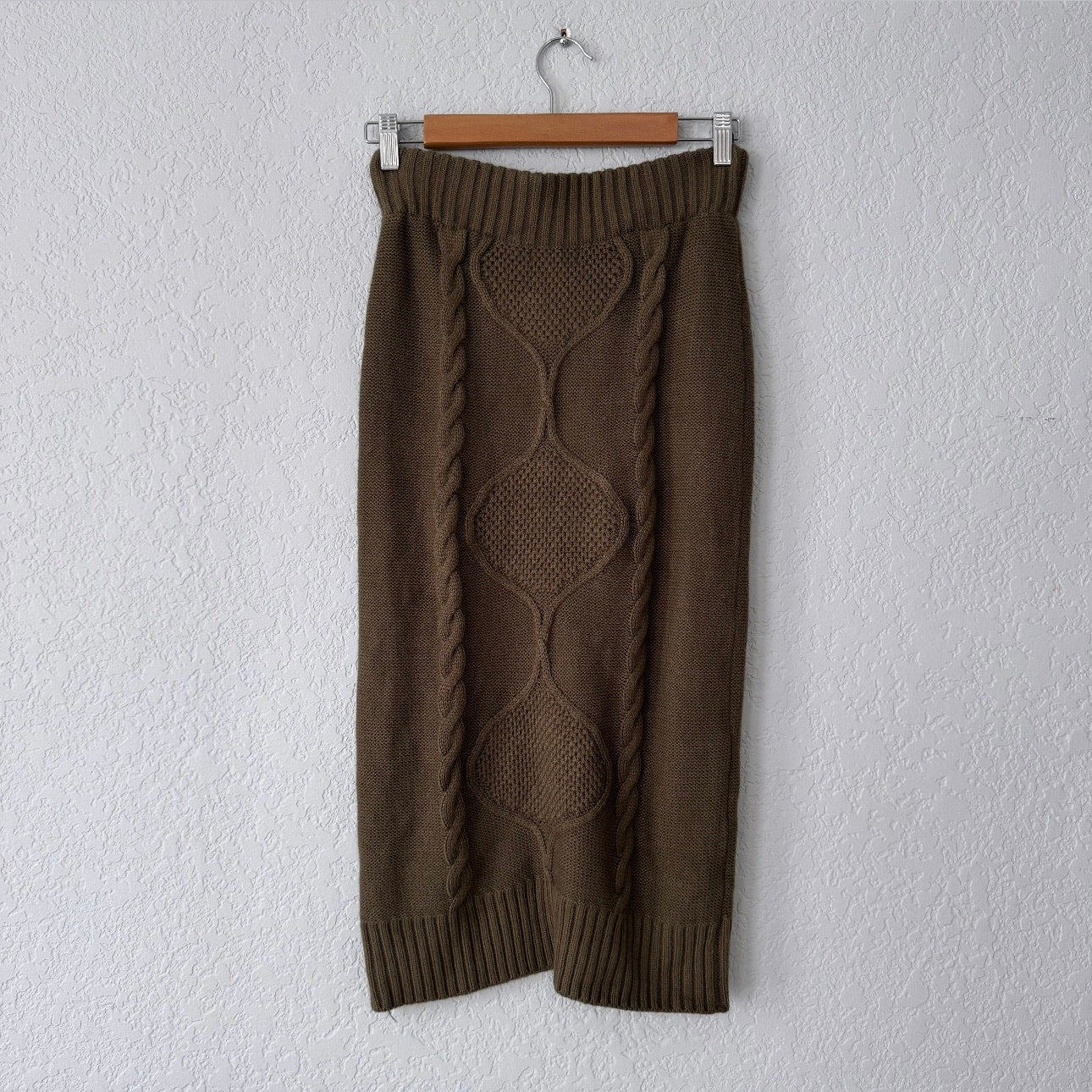 Fashion Nova Knit Skirt Bodycon Midi Length Skirt