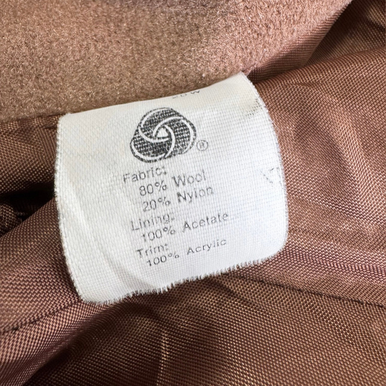 abbmoor vintage wool blend notched lapel coat