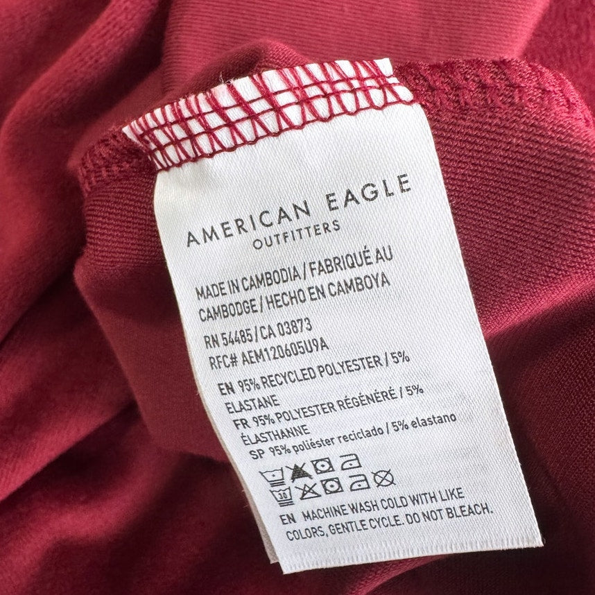 american eagle velvet bow front mini spaghetti strap dress