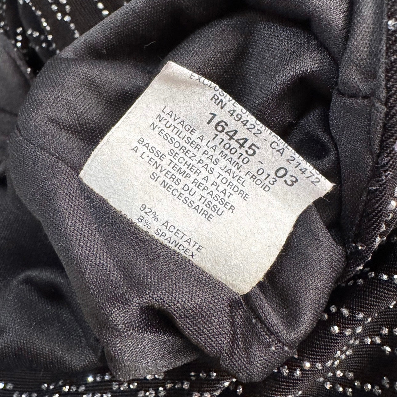 scott mcclintock vintage sparkly mini halter dress