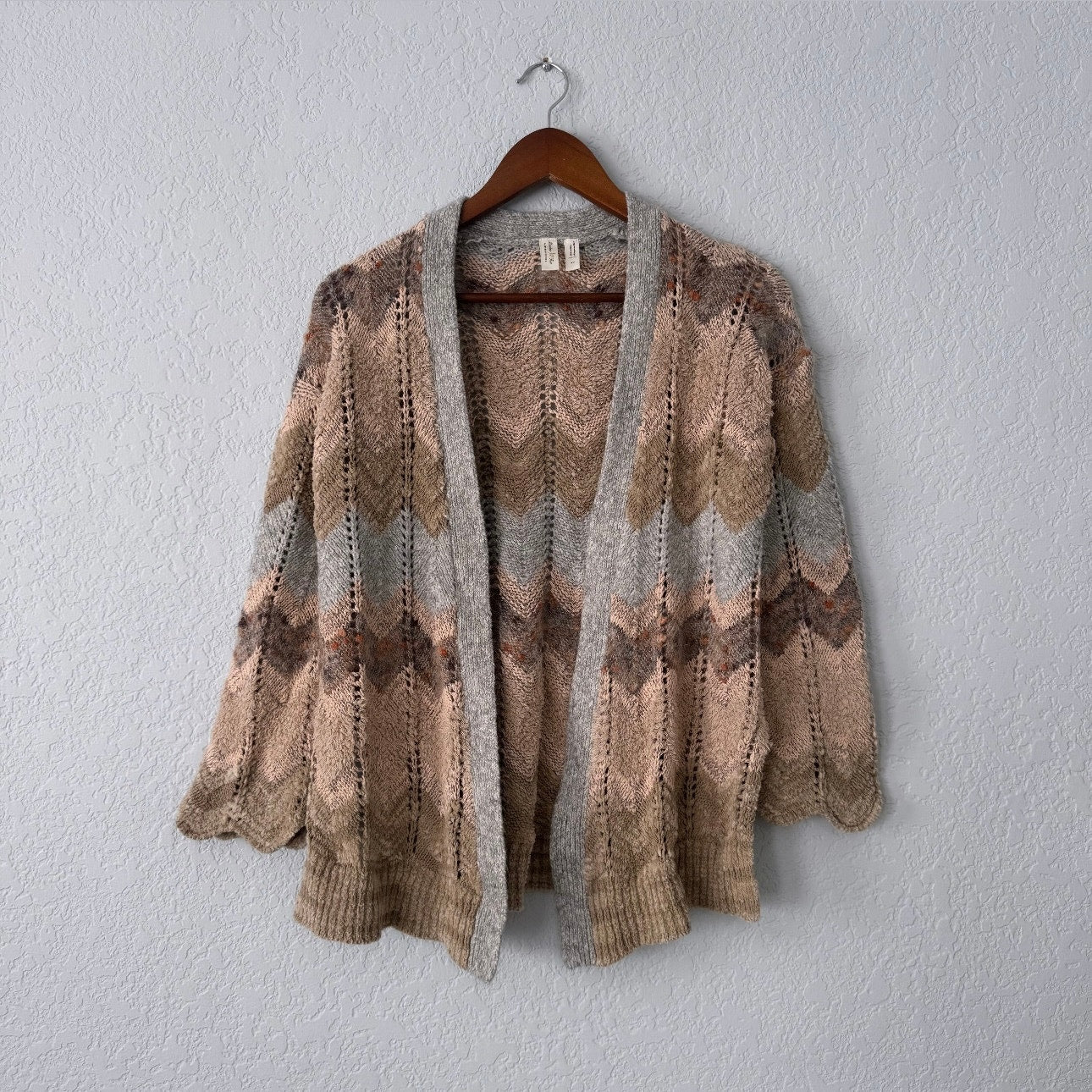 Anthropology Meadow Rue Multicolored Boho Cardigan