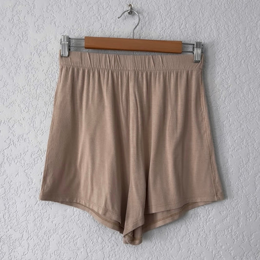 skims soft casual lounge shorts with drawstring waist