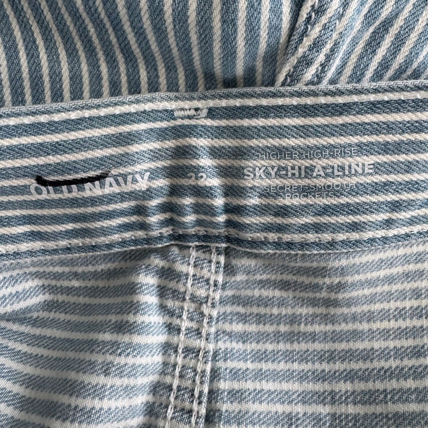 Old Navy Higher High-Rise Sky-Hi A-Line Jean Shorts