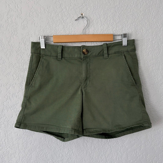 American Eagle Outfitters Denim Super Stretch Midi Waist Shorts