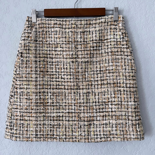 Loft Tweed Mini Skirt