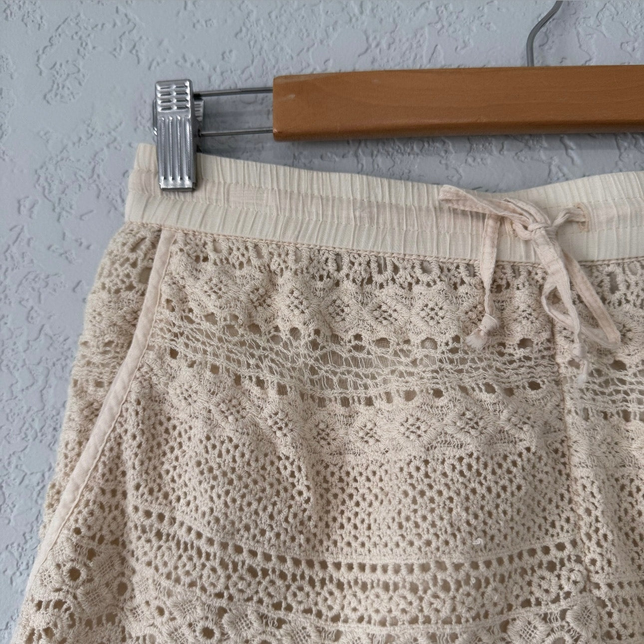 Solitaire Crochet Casual Shorts