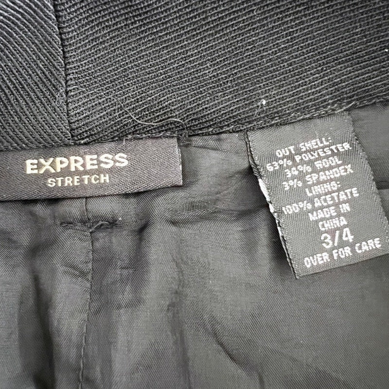 express wool blend stretch mini skirt