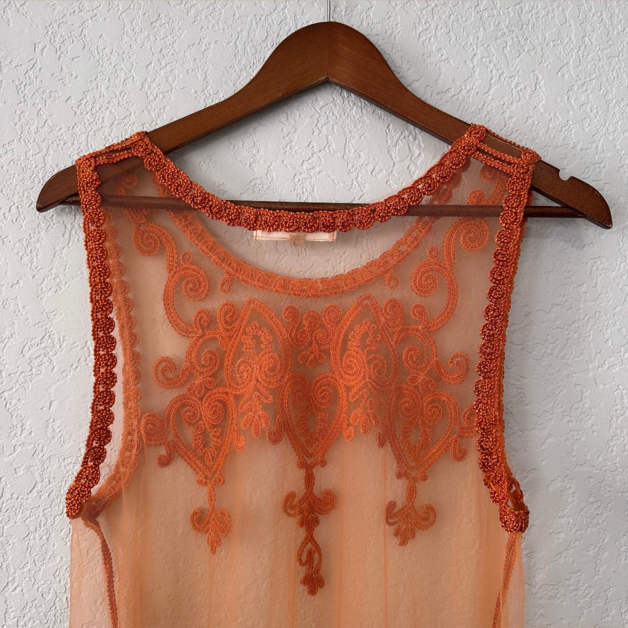 pretty angel sheer embroidered lingerie styled mini dress