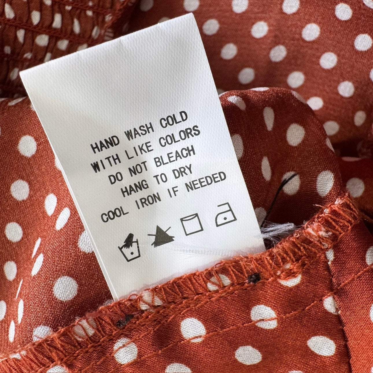 code x mode polka dot cropped long puff sleeve top