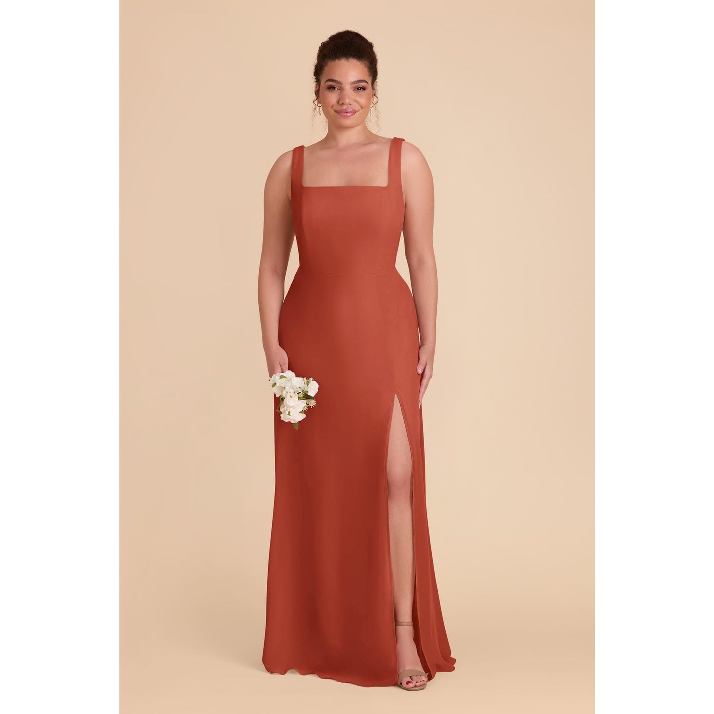 birdy grey auburn alex chiffon floor length dress