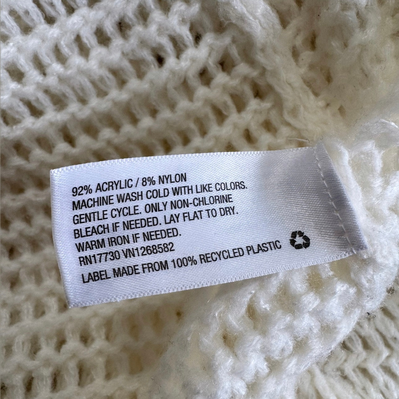 ava & viv open knit slouchy short sleeve cardigan
