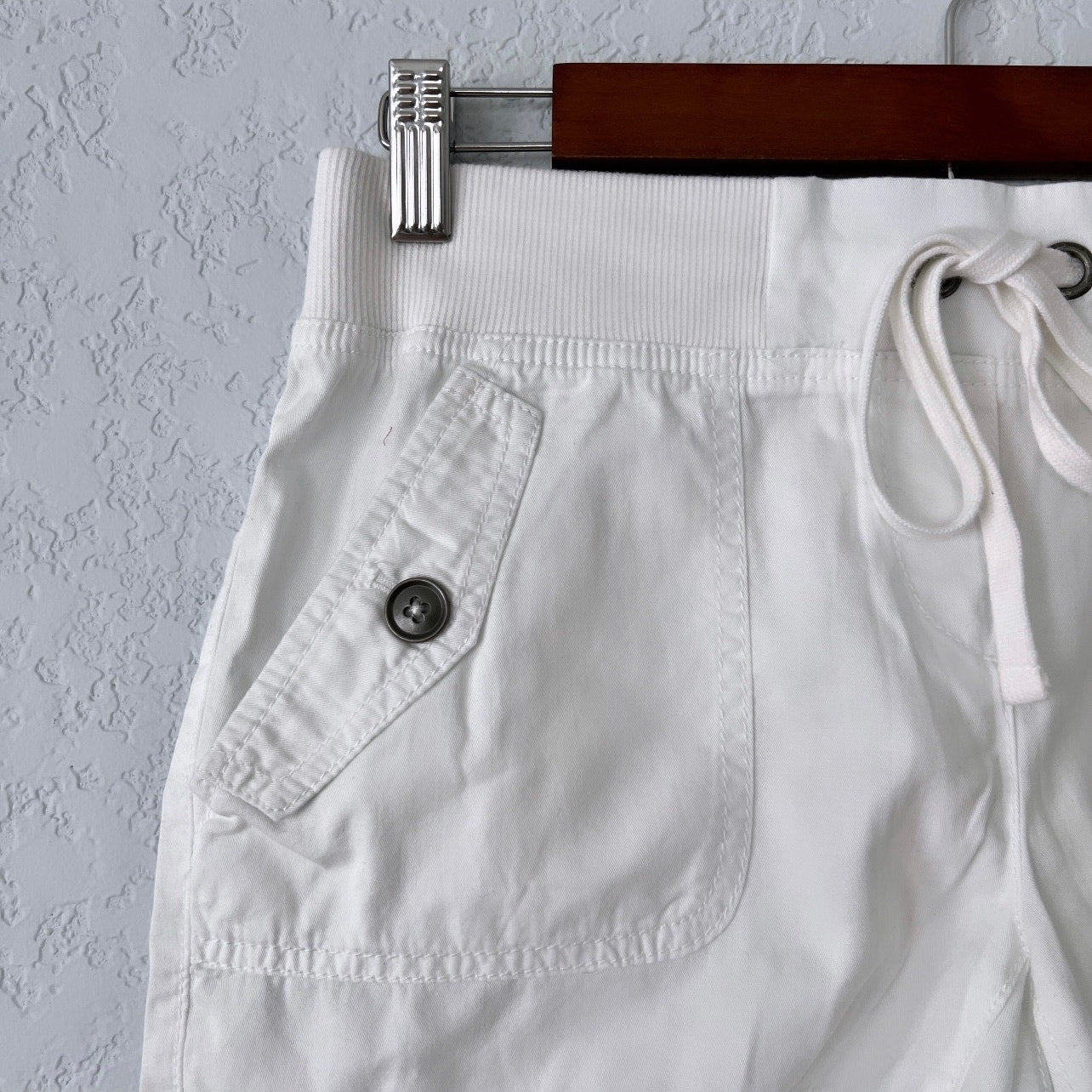Loft Cargo Style Tie Waist Shorts