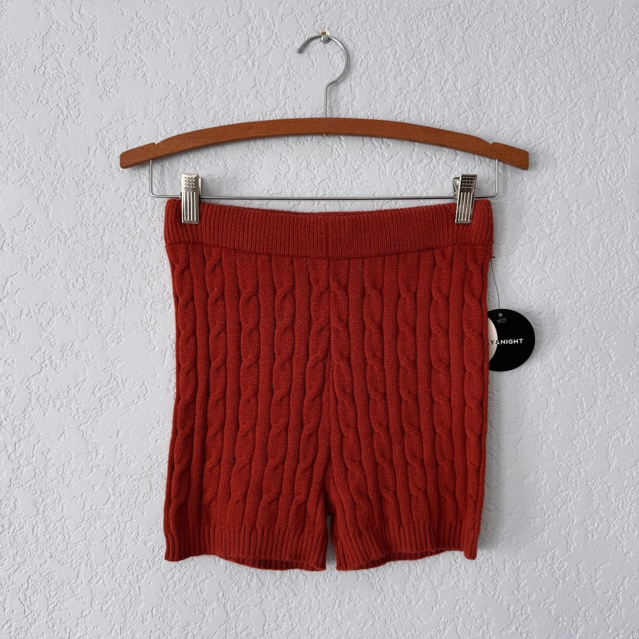 day & night top and shorts knitted two piece set