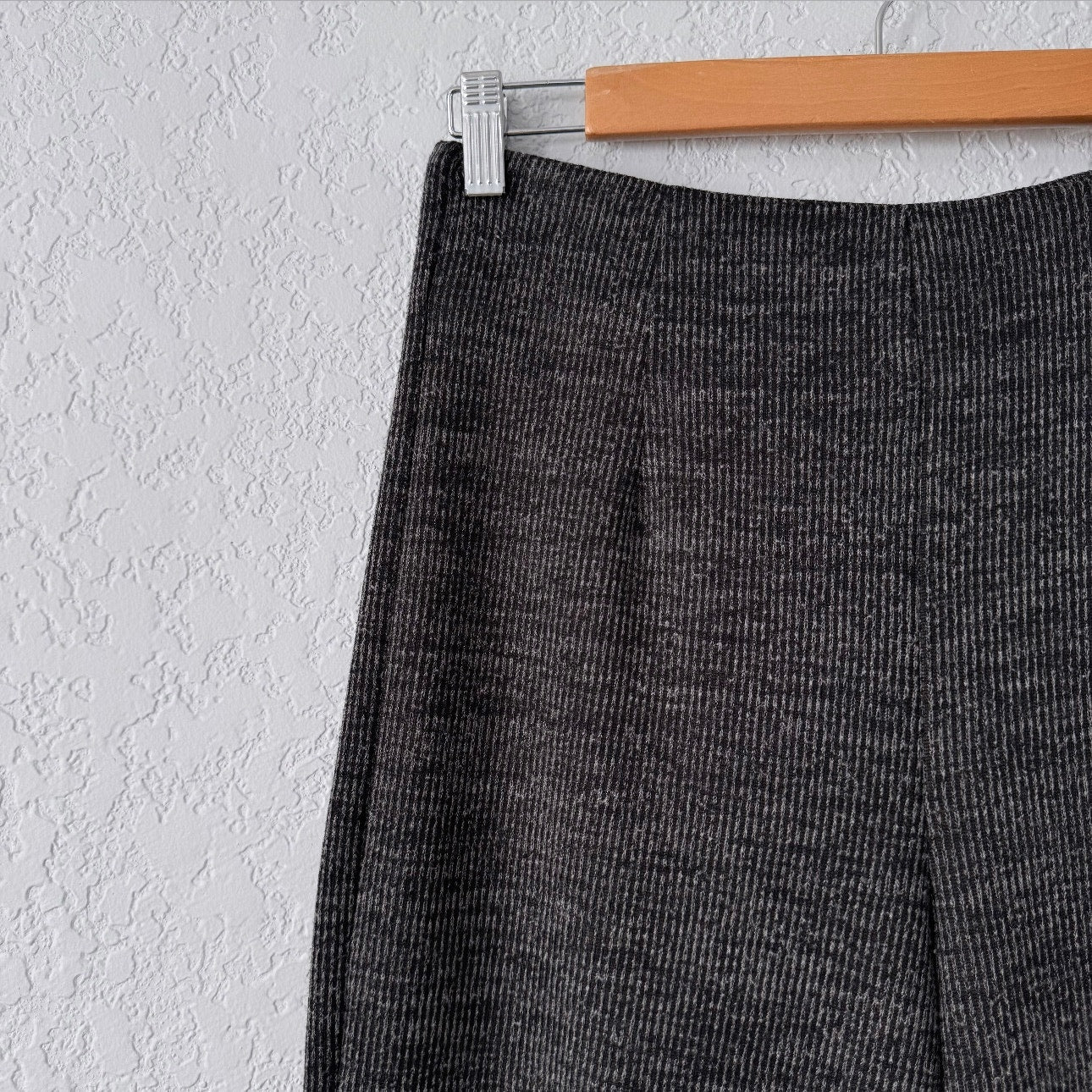 whiteroom + cactus high waisted knit flare pants