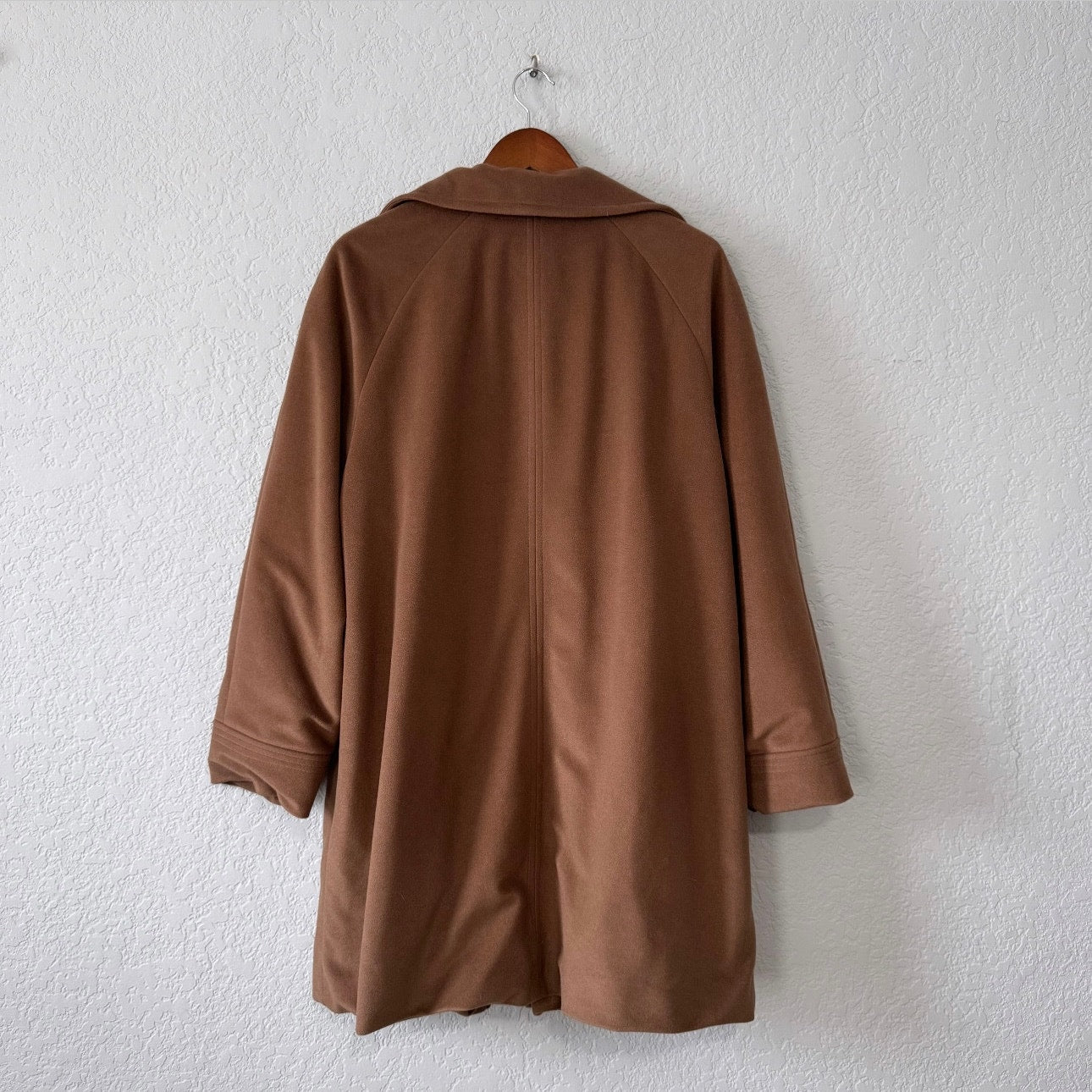 abbmoor vintage wool blend notched lapel coat