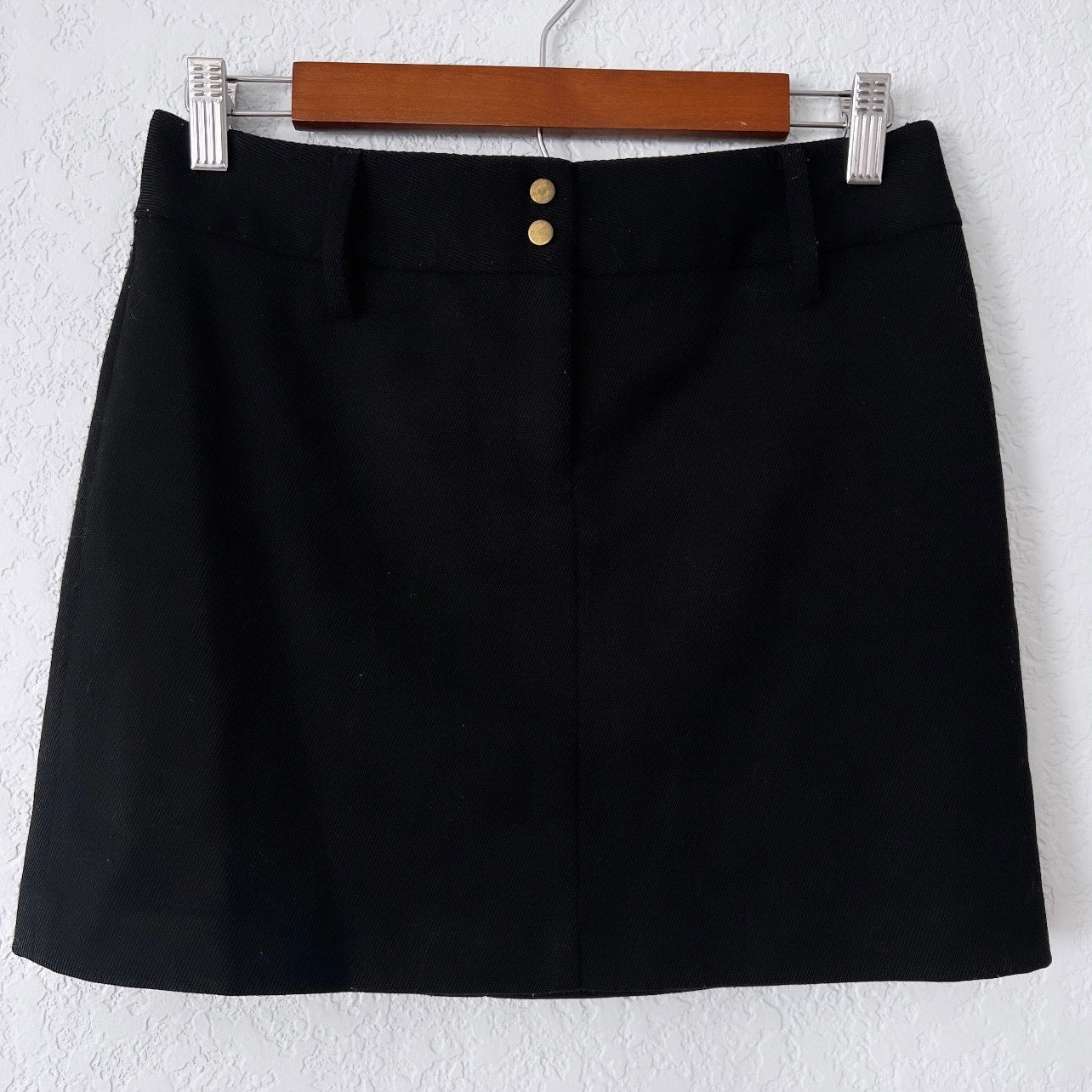 Express Wool Blend Stretch Mini Skirt