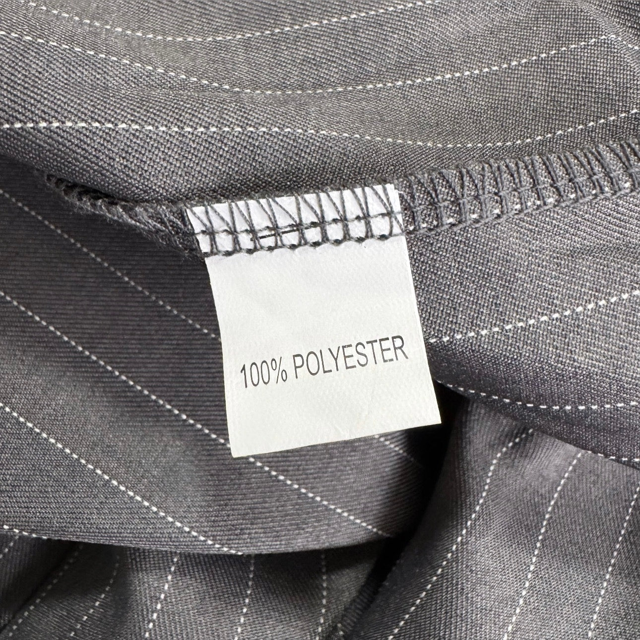 unbranded pinstriped officecore two piece mini skirt set