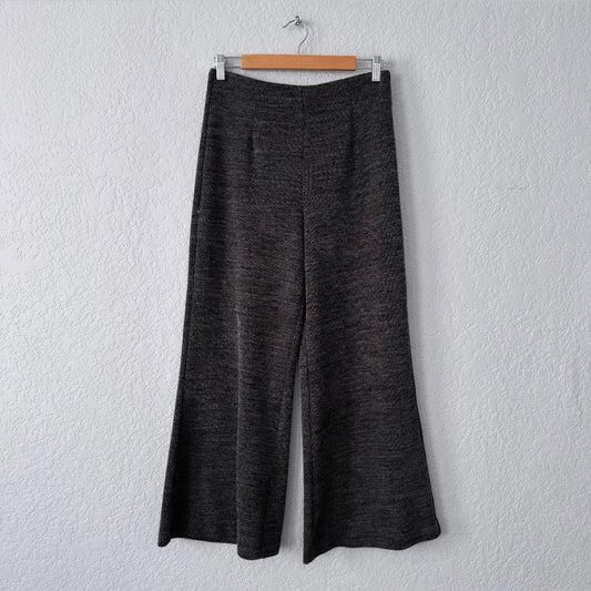 whiteroom + cactus high waisted knit flare pants